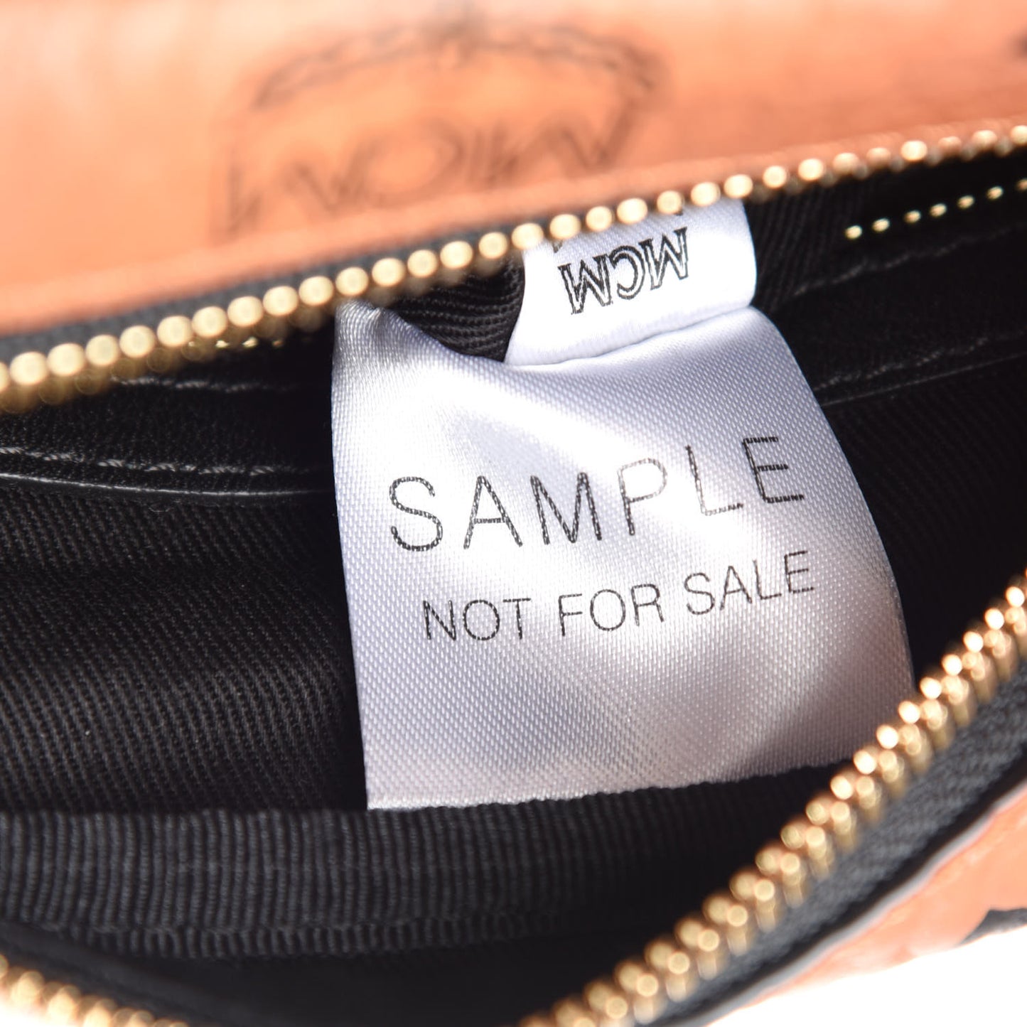 Visetos Mini Flight Print Traveler Crossbody Bag Cognac