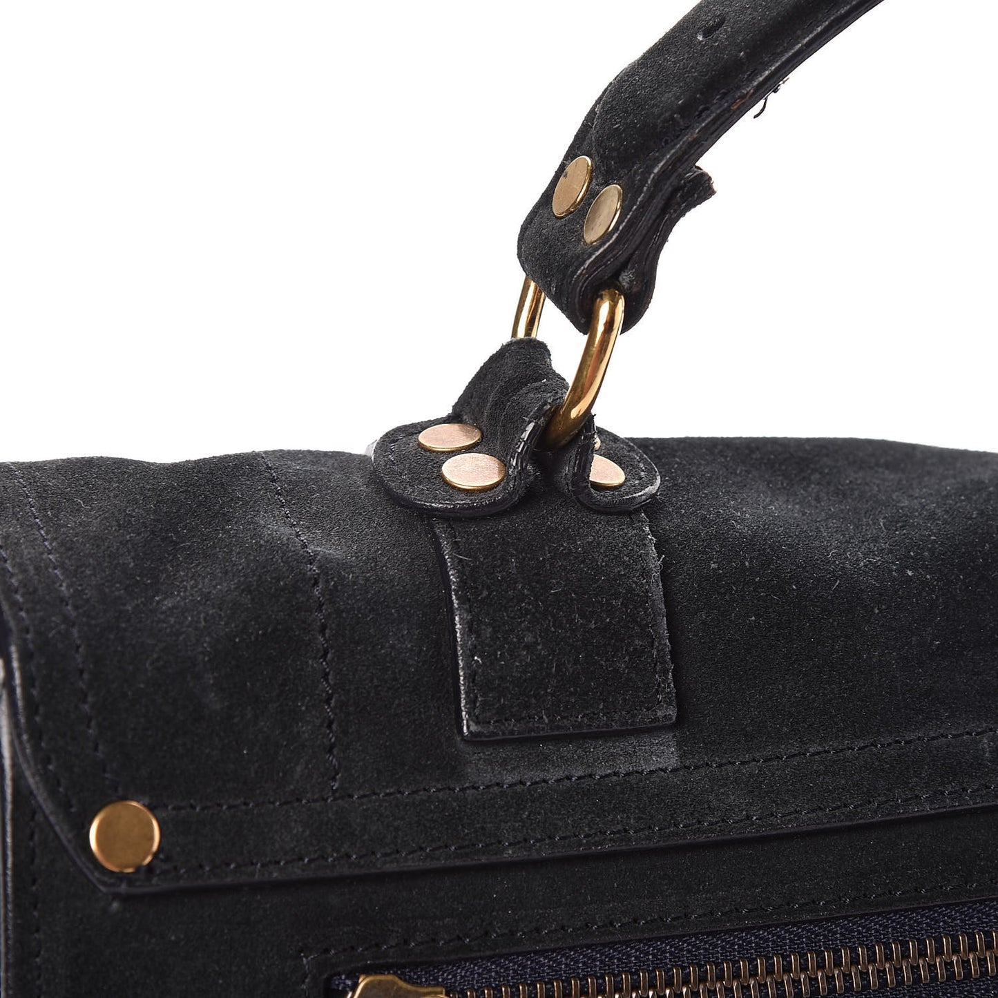 Suede Medium PS1 Satchel Navy