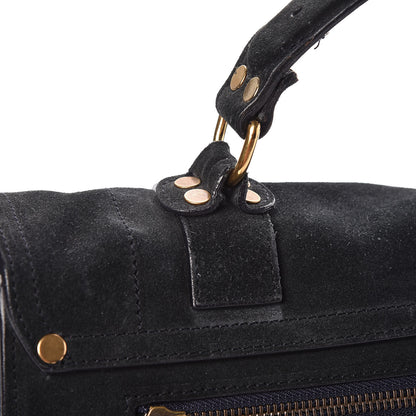 Proenza Schouler Suede Medium PS1 Satchel Navy 16 of 25