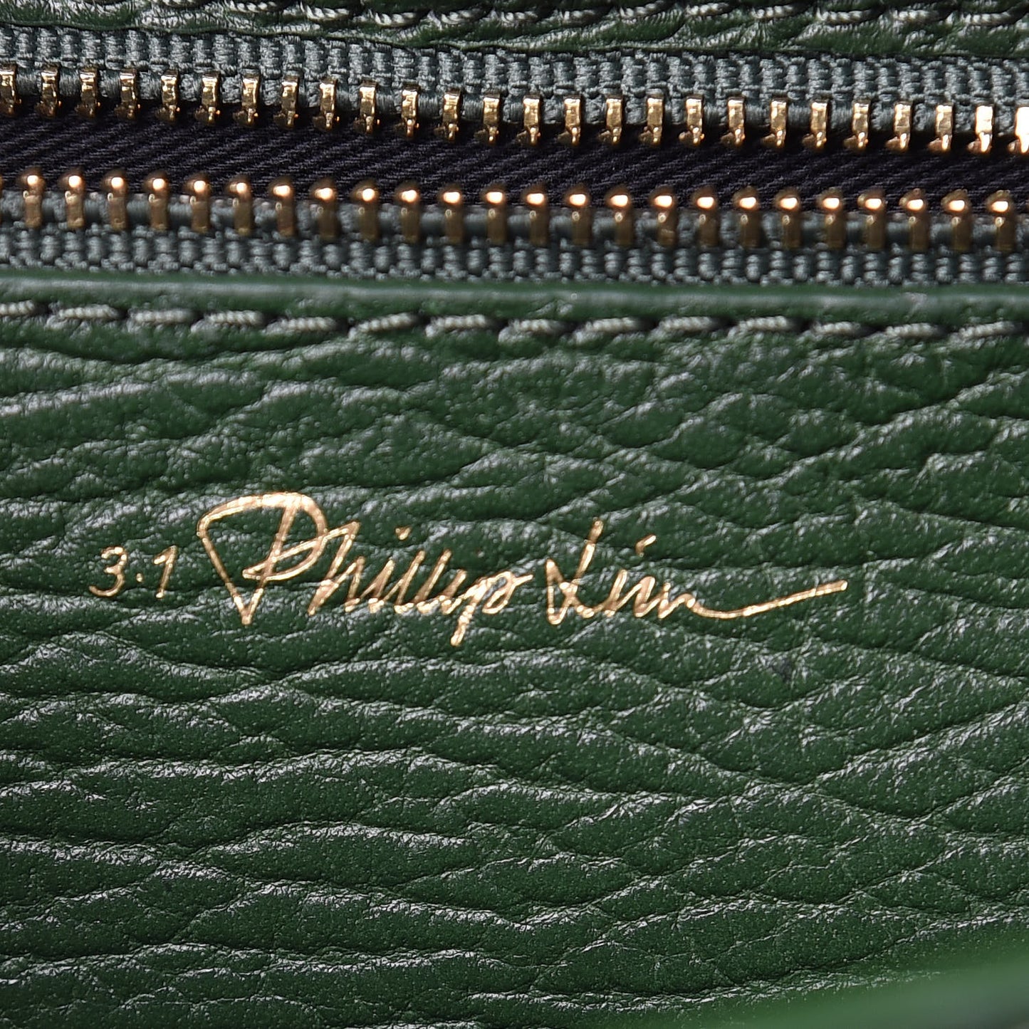 3.1 Textured Calfskin Mini Pashli Satchel Jade