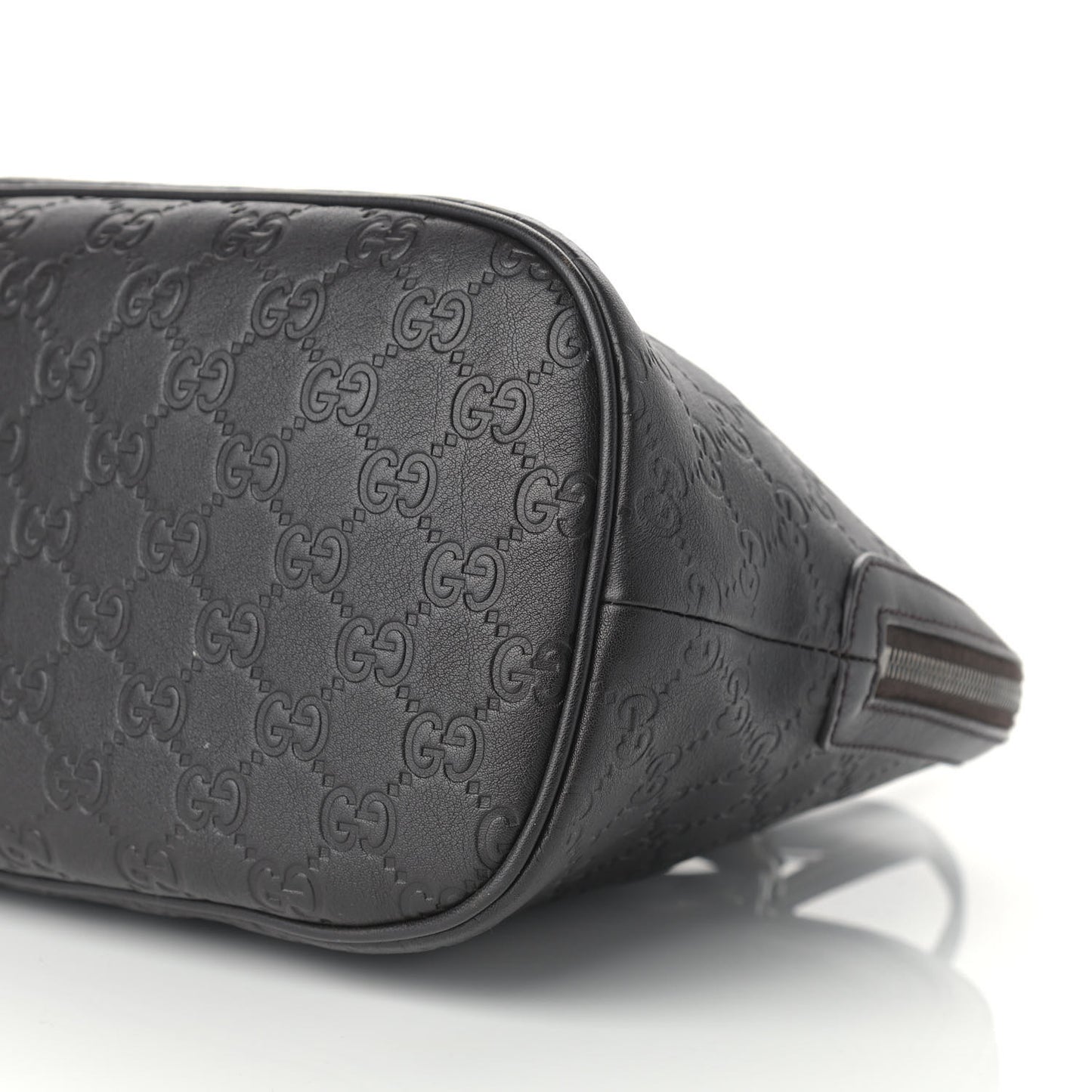 Guccissima Medium Dome Bag Dark Brown