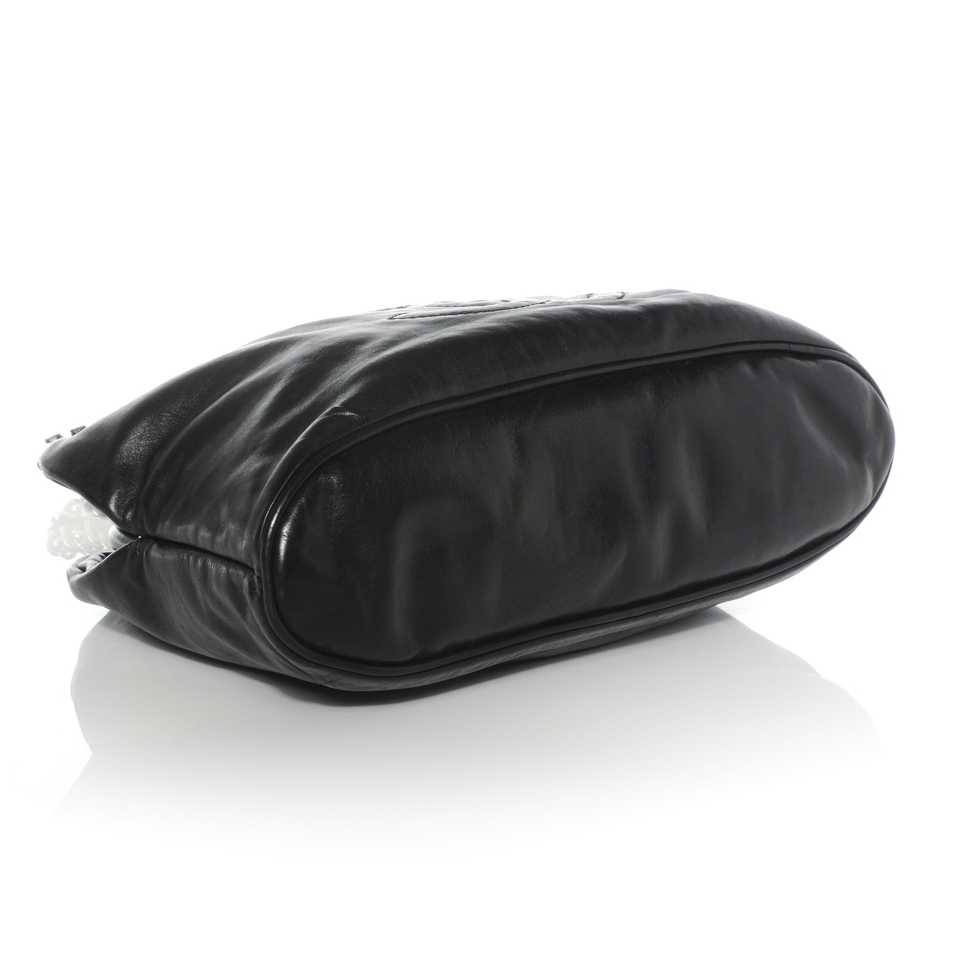 Chanel Lambskin Mini Rock and Chain Hobo Black 4 of 8