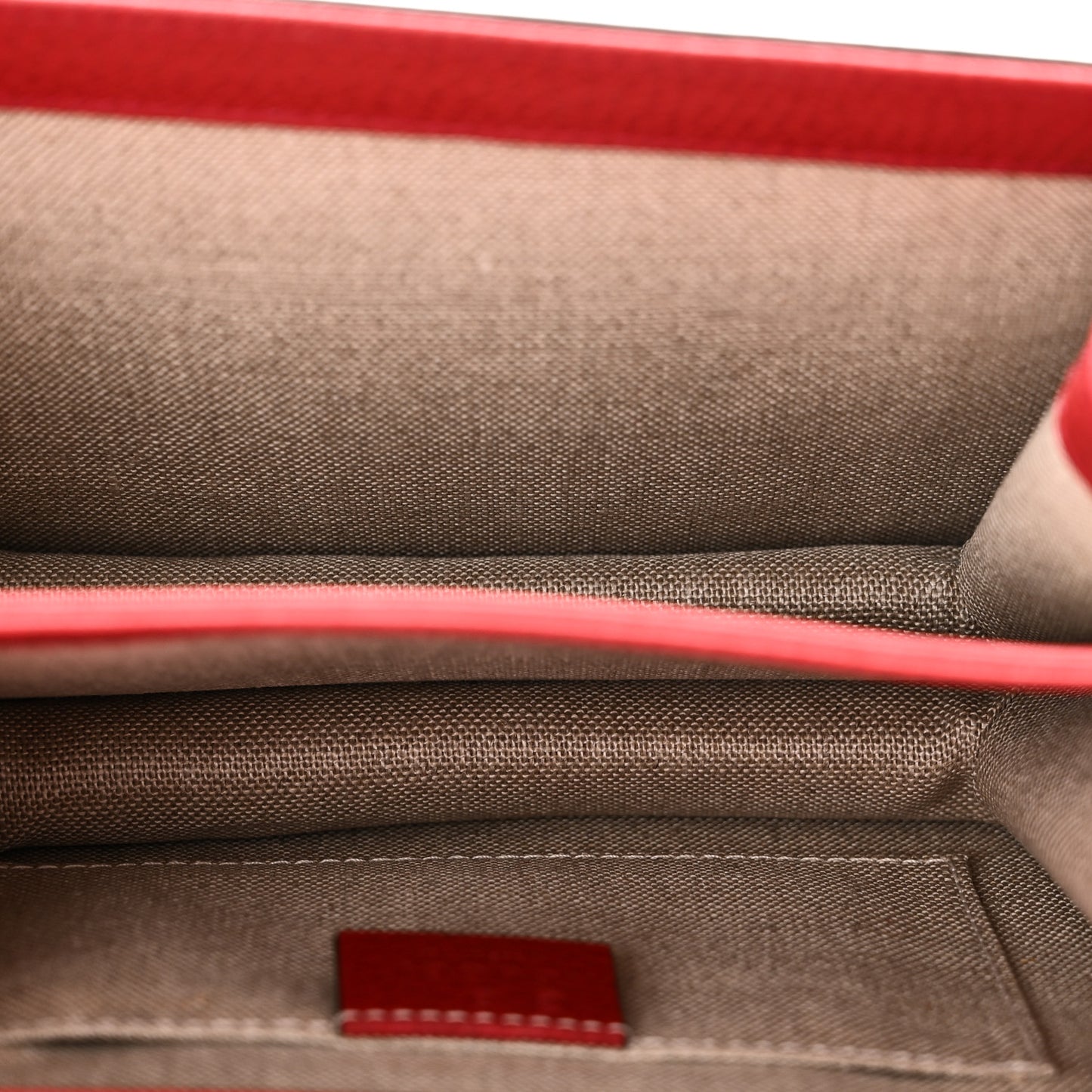 Dollar Calfskin Small Interlocking G Shoulder Bag Red
