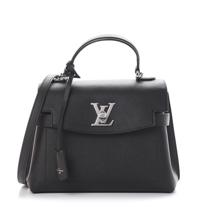 Louis Vuitton Calfskin Lockme Ever BB Black 1 of 10