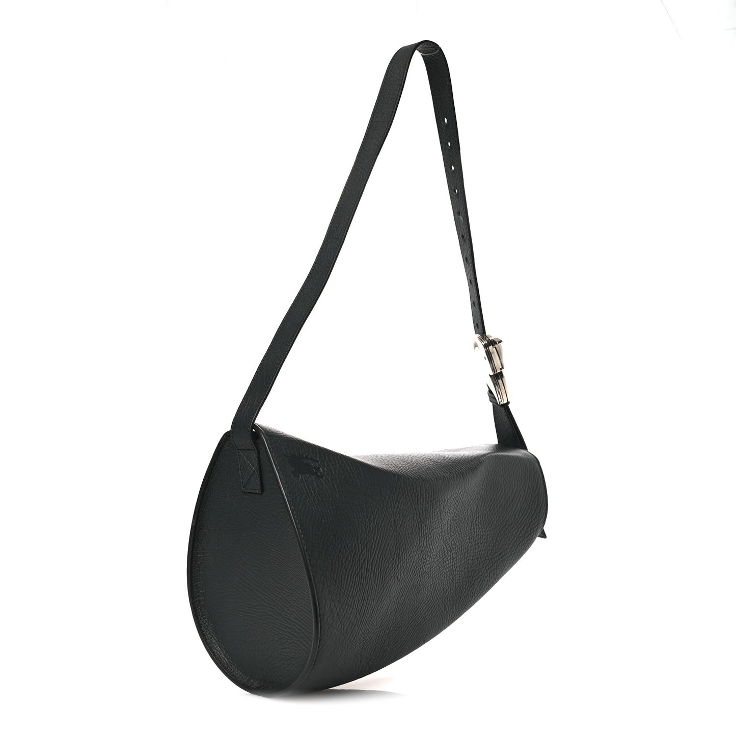 Calfskin Large Horn Bag Black