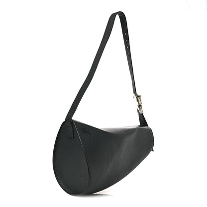 Burberry Calfskin Large Horn Bag Black 3 of 9