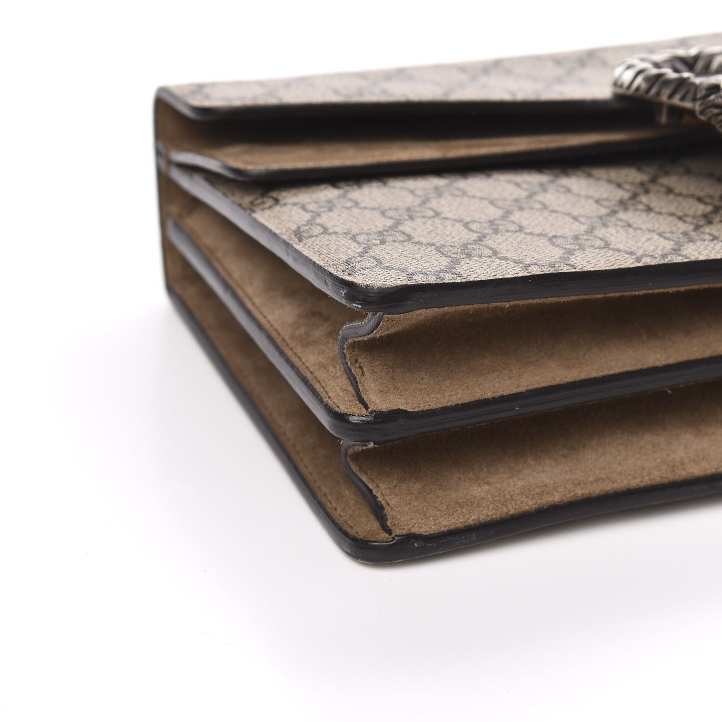 GG Supreme Monogram Small Dionysus Shoulder Bag Taupe
