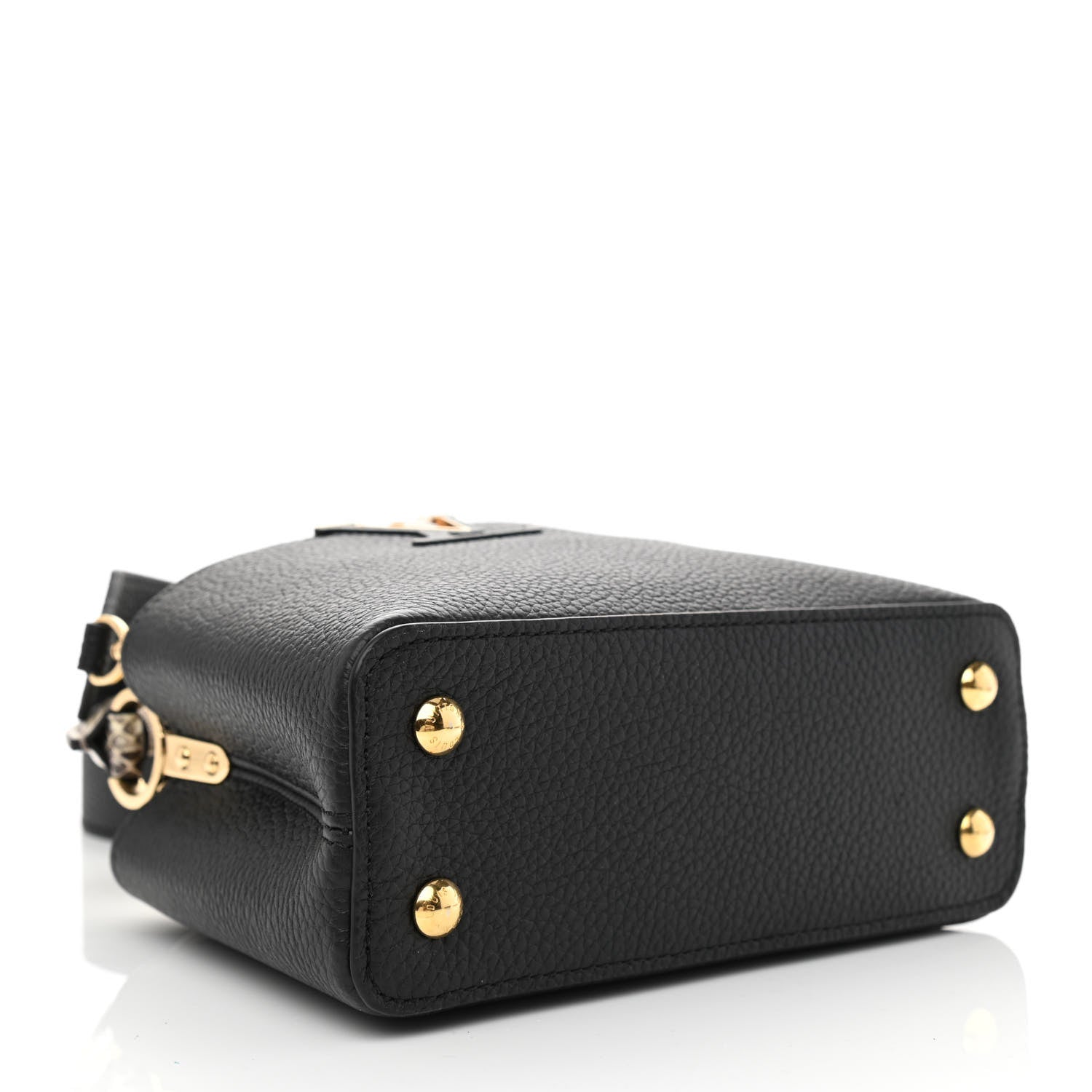 Louis Vuitton Taurillon Ayers Mini Capucines Black 4 of 9