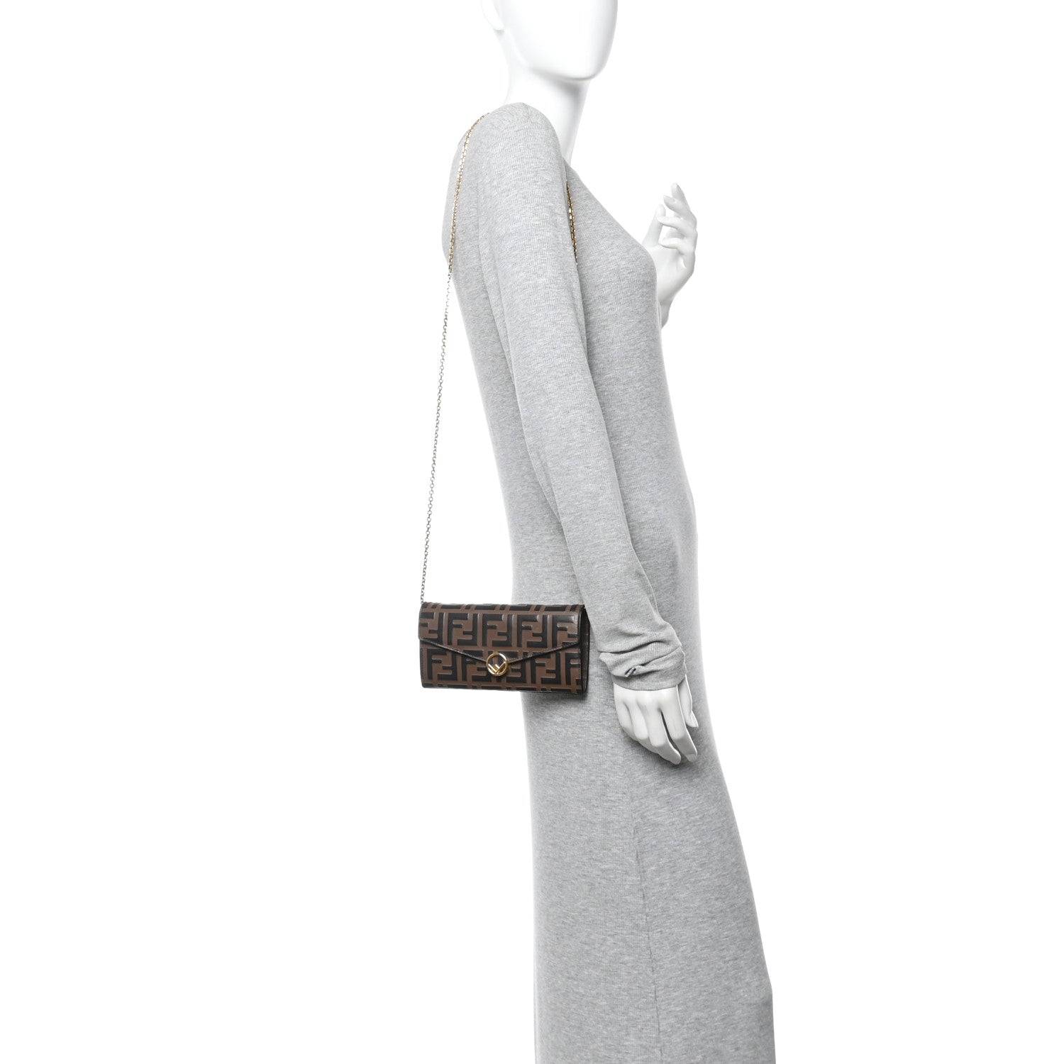 Fendi Vitello Soft F is Fendi Bi-Color FF 1974 Embossed