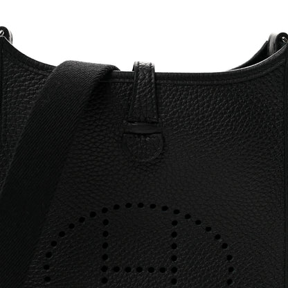 Hermes Taurillon Clemence Evelyne TPM Black 8 of 11