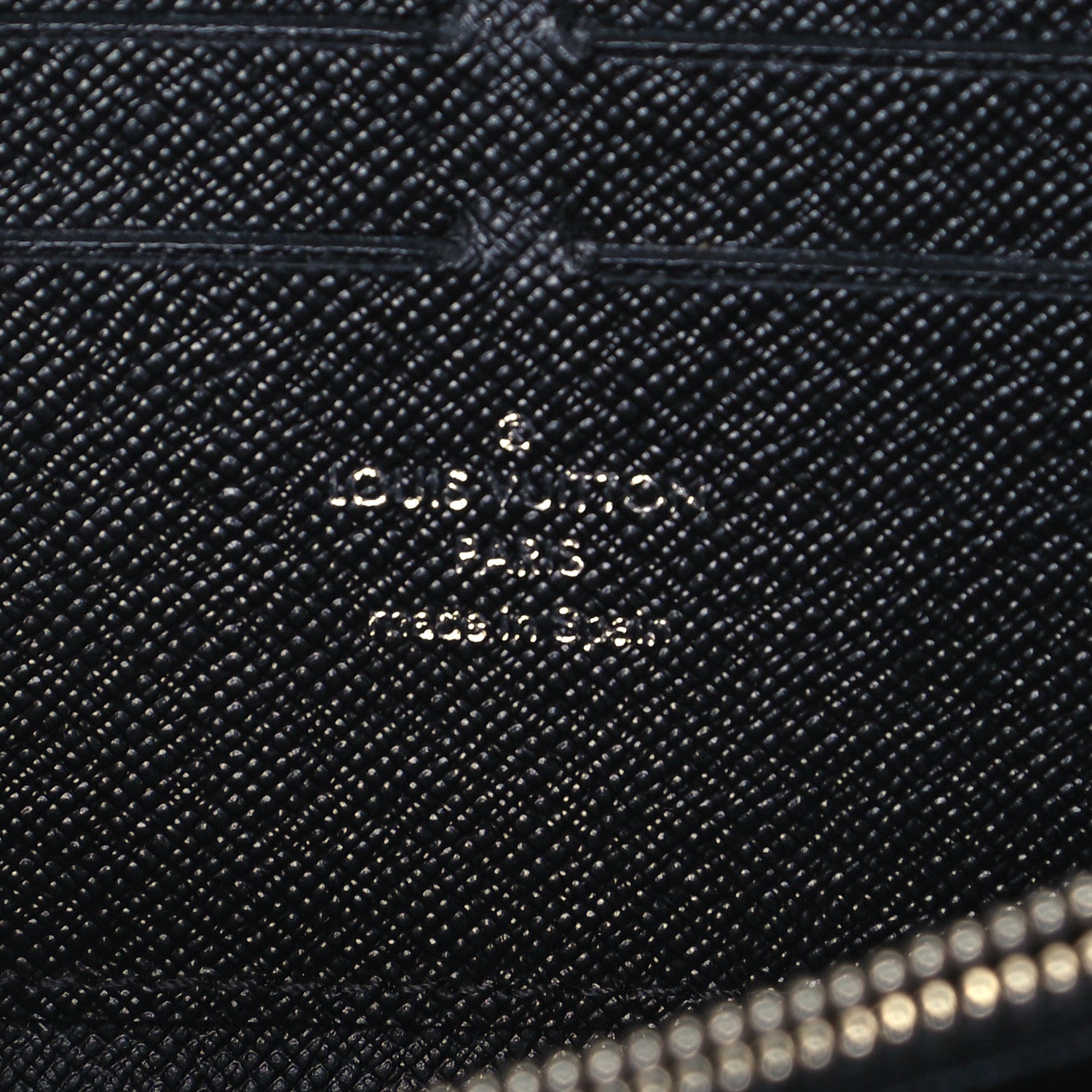 Louis Vuitton Epi Zippy Wallet Black 6 of 11