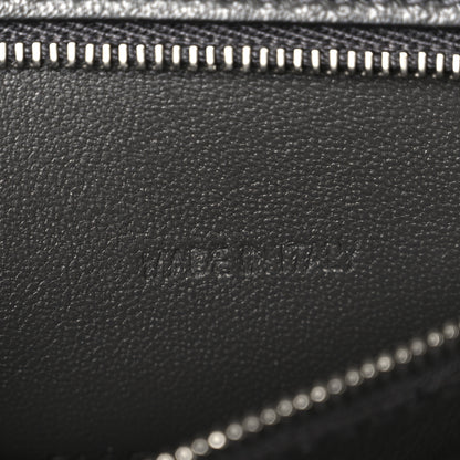 Balenciaga Shiny Calfskin Crocodile Embossed Small Hourglass Top Handle Bag Dark Grey 7 of 11