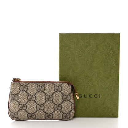 Gucci GG Supreme Monogram Key Case Brown 12 of 12