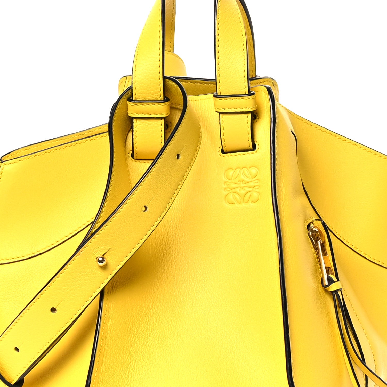 Loewe Calfskin Small Hammock Shoulder Bag Yellow 8 of 10