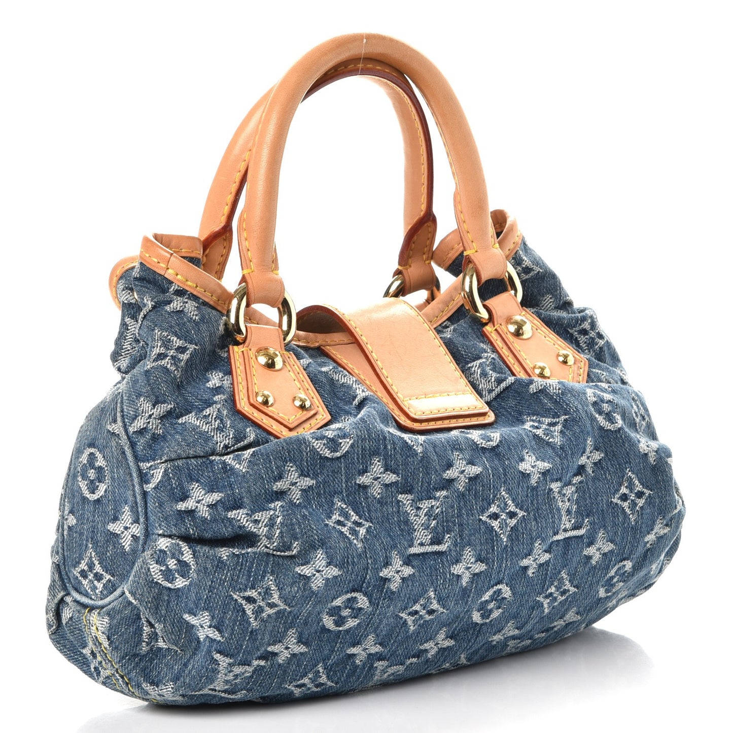 Monogram Denim Pleaty Blue