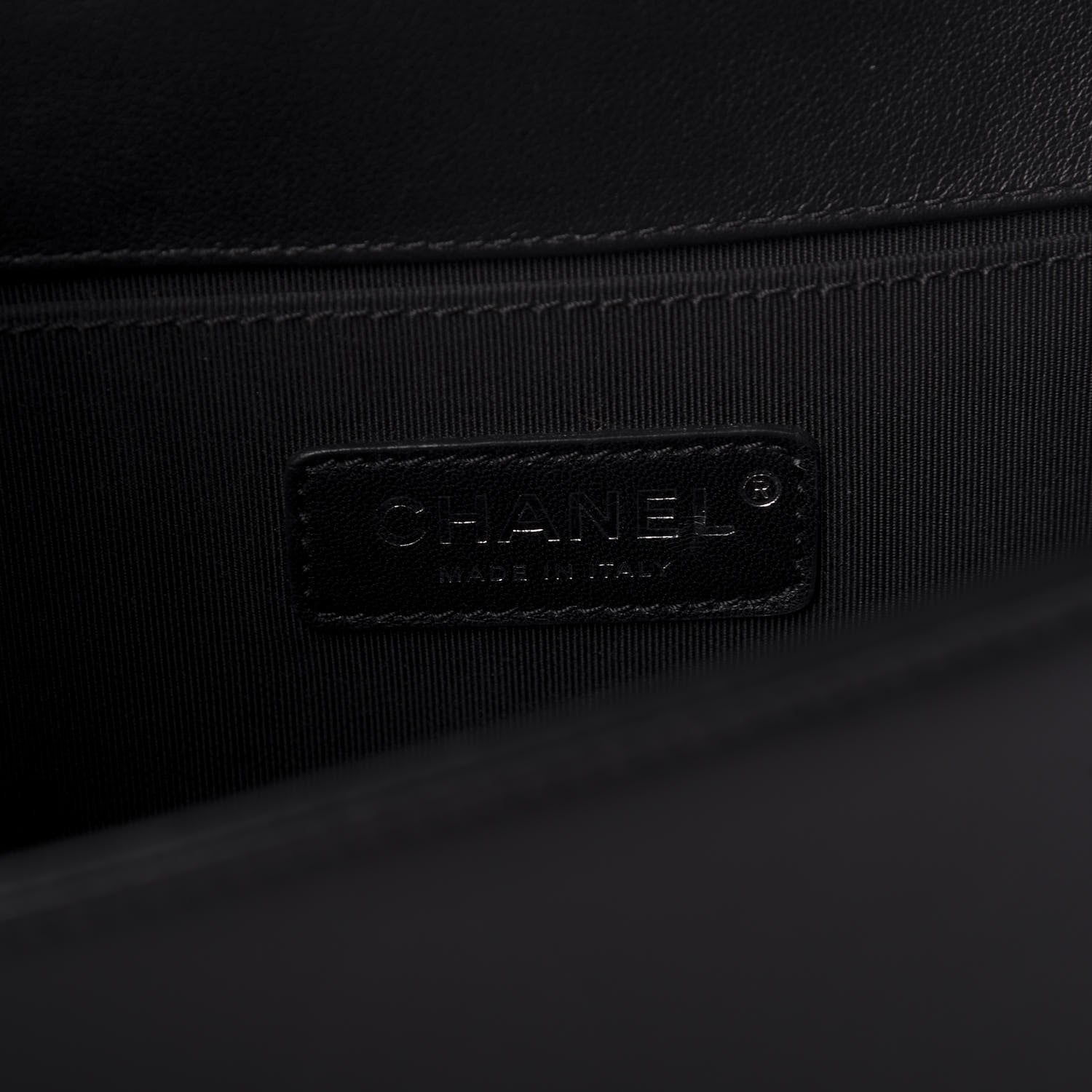 Chanel Calfskin Quilted Medium Boy Flap Black 8 of 10