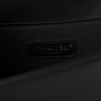 Chanel Calfskin Quilted Medium Boy Flap Black 8 of 10