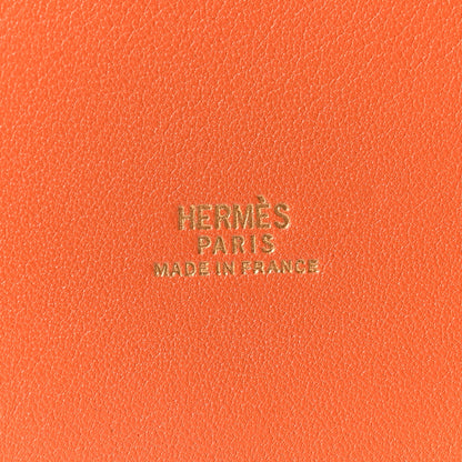 Hermes Swift Market Drawstring Bag Orange 5 of 8
