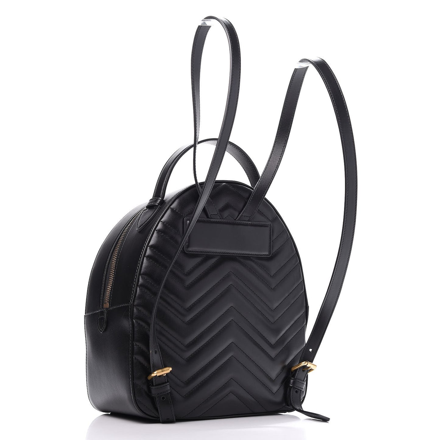 Calfskin Matelasse GG Marmont Dome Backpack Black