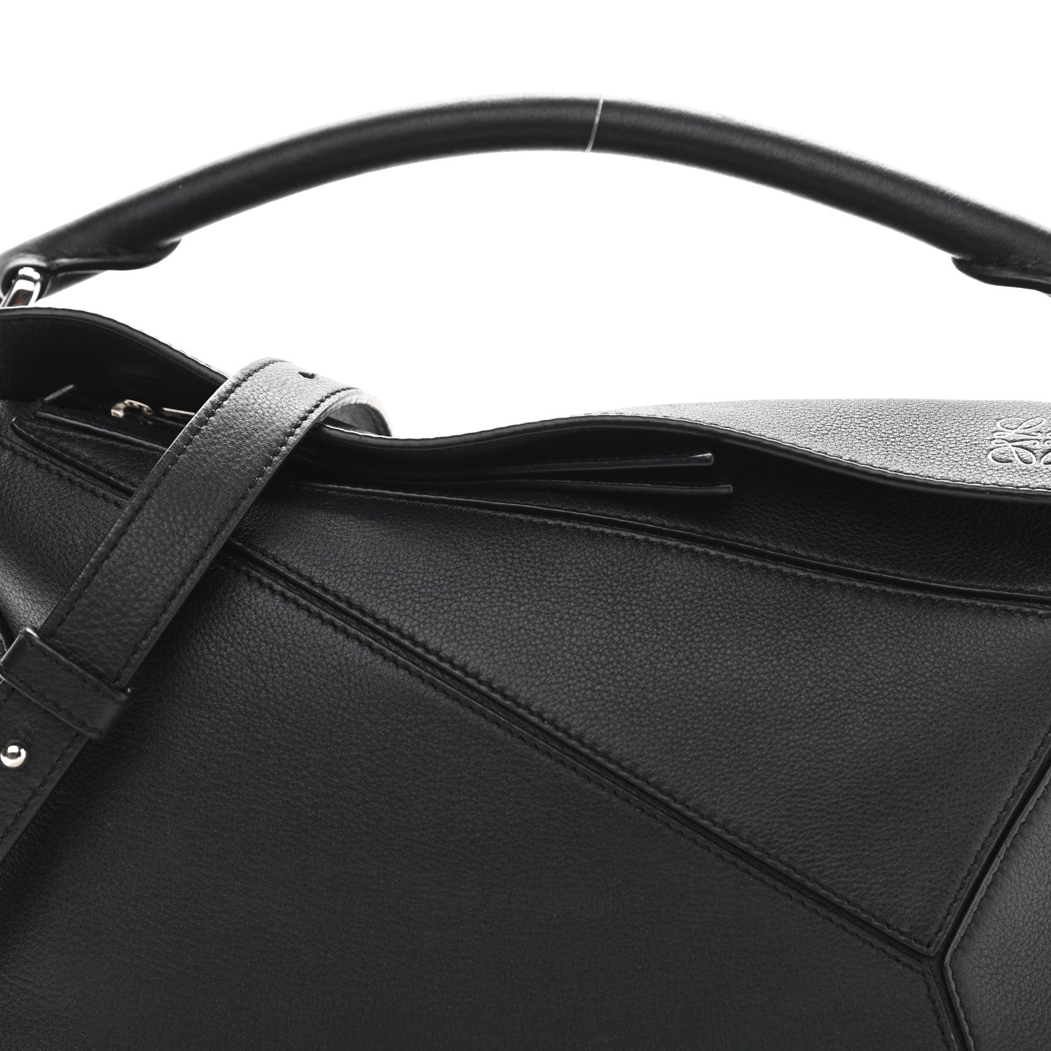 Loewe Calfskin Small Puzzle Bag Black 8 of 11