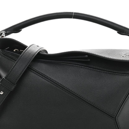 Loewe Calfskin Small Puzzle Bag Black 8 of 11