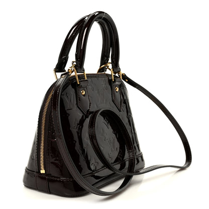 Louis Vuitton Vernis Alma BB Amarante 3 of 10