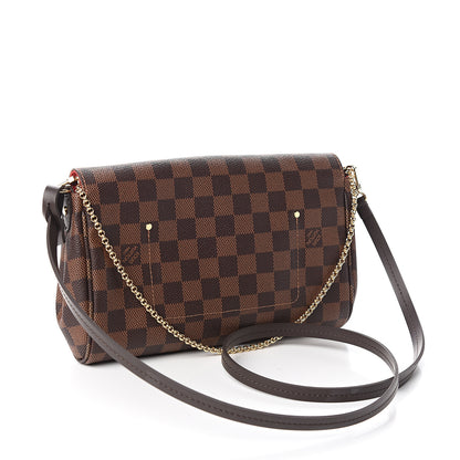 Louis Vuitton Damier Ebene Favorite MM 2 of 9