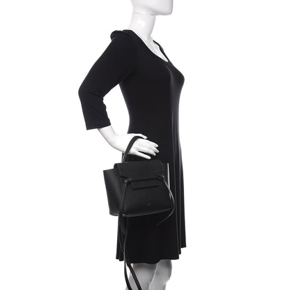 Celine Grained Calfskin Nano Belt Bag Black 3 of 12