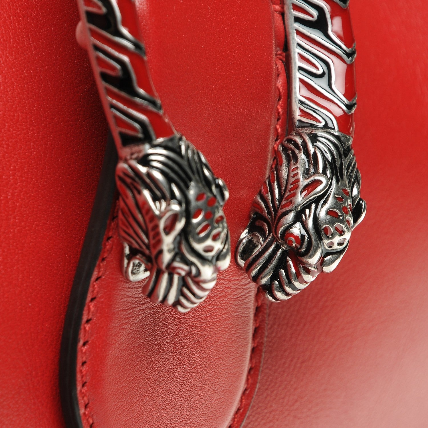 Gucci Calfskin Web Large Dionysus Hobo Red 7 of 7