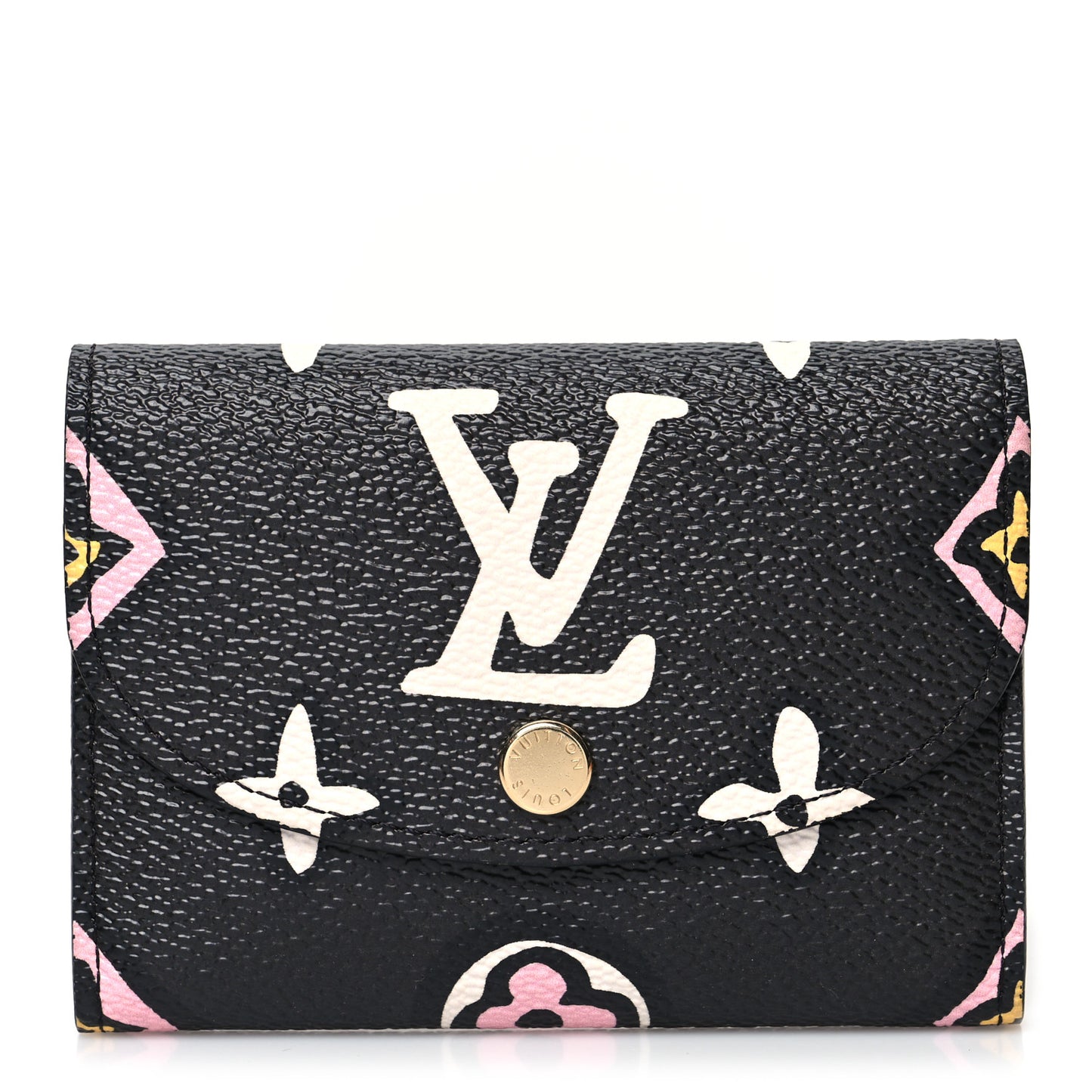 Monogram Giant Wild At Heart Rosalie Coin Purse Black