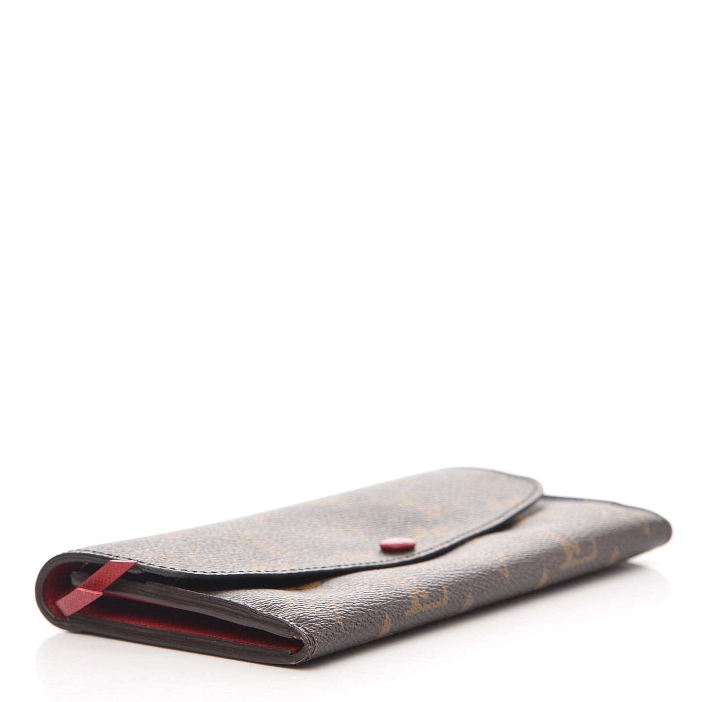 Monogram Emilie Wallet Red