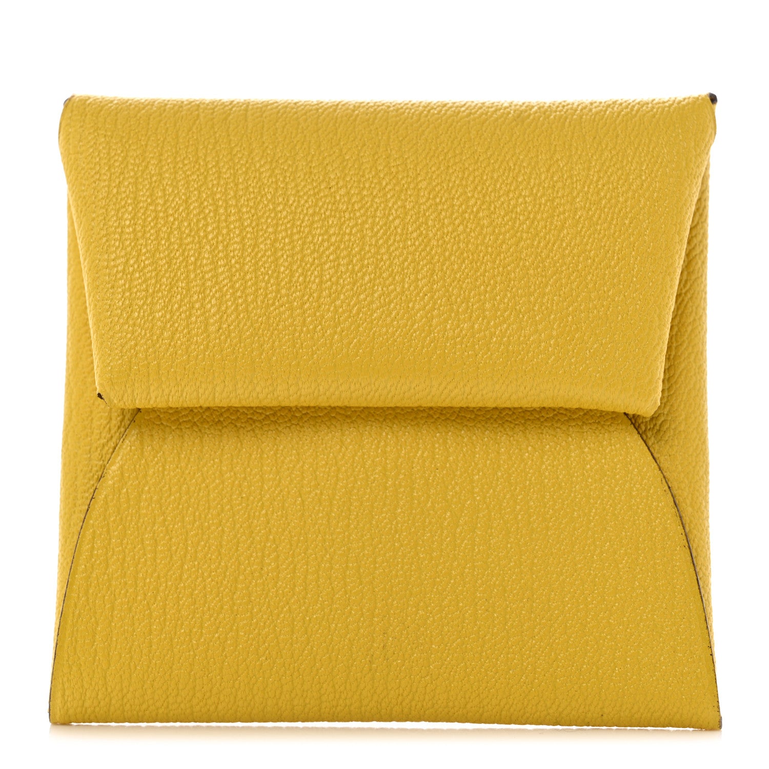 Hermes Chevre Mysore Bastia Coin Purse Jaune Ambre 1 of 7