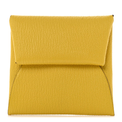 Hermes Chevre Mysore Bastia Coin Purse Jaune Ambre 1 of 7