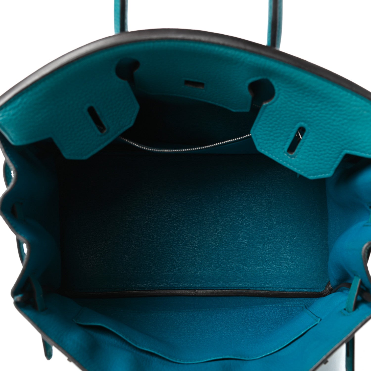 Hermes Taurillon Clemence Birkin 30 Bleu Izmir 15 of 36