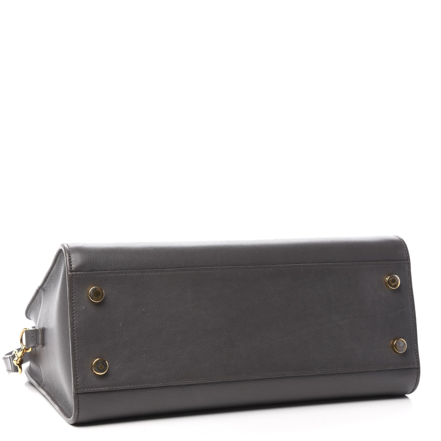 Saint Laurent Calfskin Small Monogram Cabas Grey 4 of 12