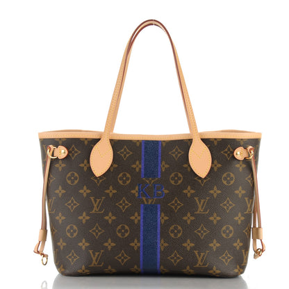 Louis Vuitton Monogram My LV Heritage Neo Neverfull PM Blue Marine Violet 3 of 9