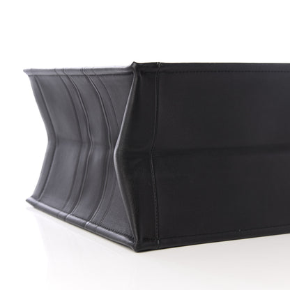 Christian Dior Calfskin Embossed Medium Book Tote Black 7 of 9