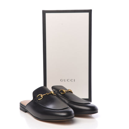 Gucci Calfskin Womens Princetown Slippers 37 Black 10 of 10
