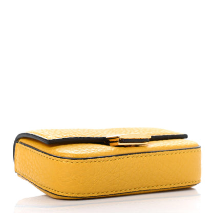 Fendi Cuoio Romano Scented Nano Baguette Charm Sunflower 3 of 4