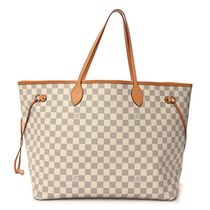 Louis Vuitton Damier Azur Neo Neverfull GM Rose Ballerine 1 of 11