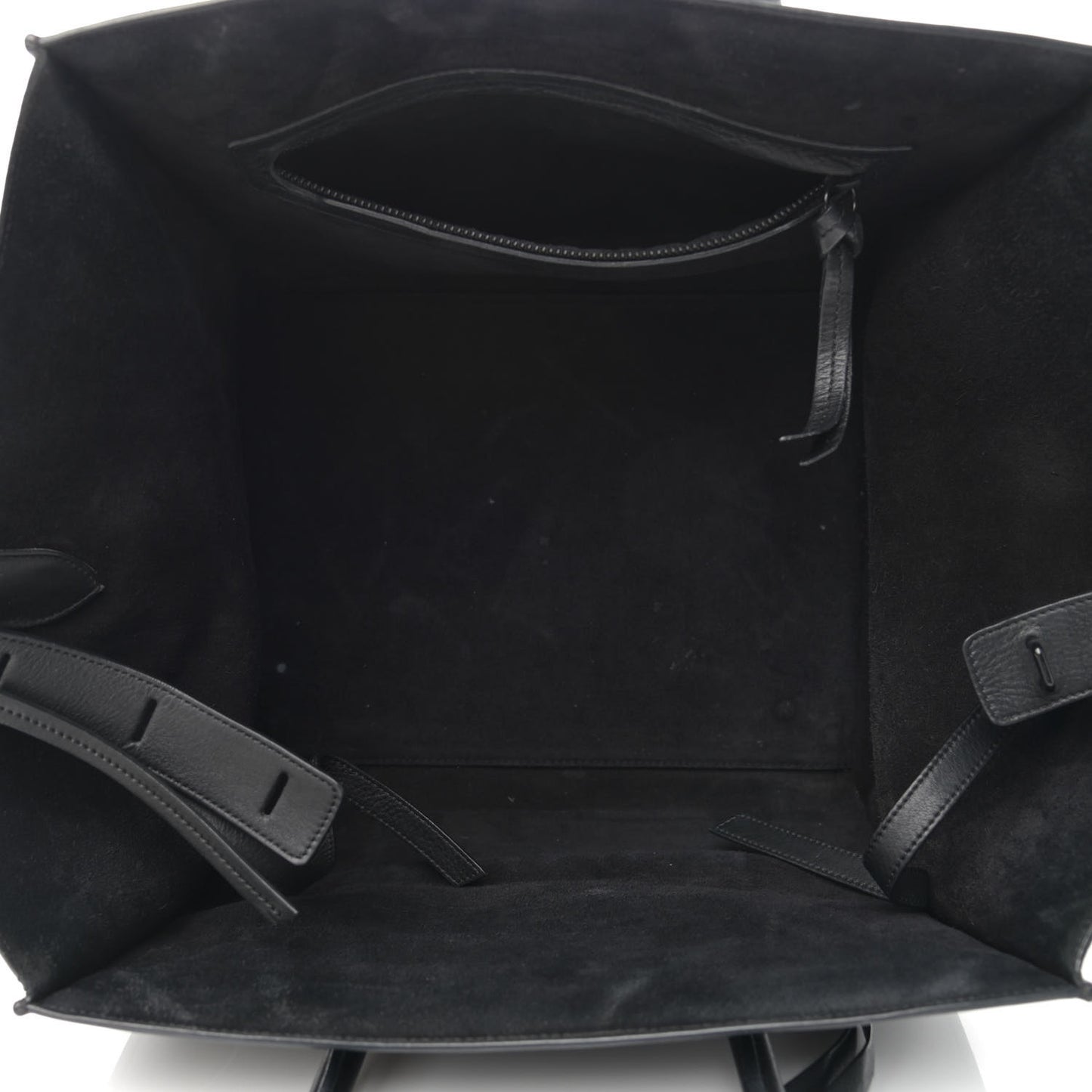 Supple Calfskin Medium Phantom Luggage Black