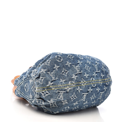 Louis Vuitton Monogram Denim Pleaty Blue 4 of 9