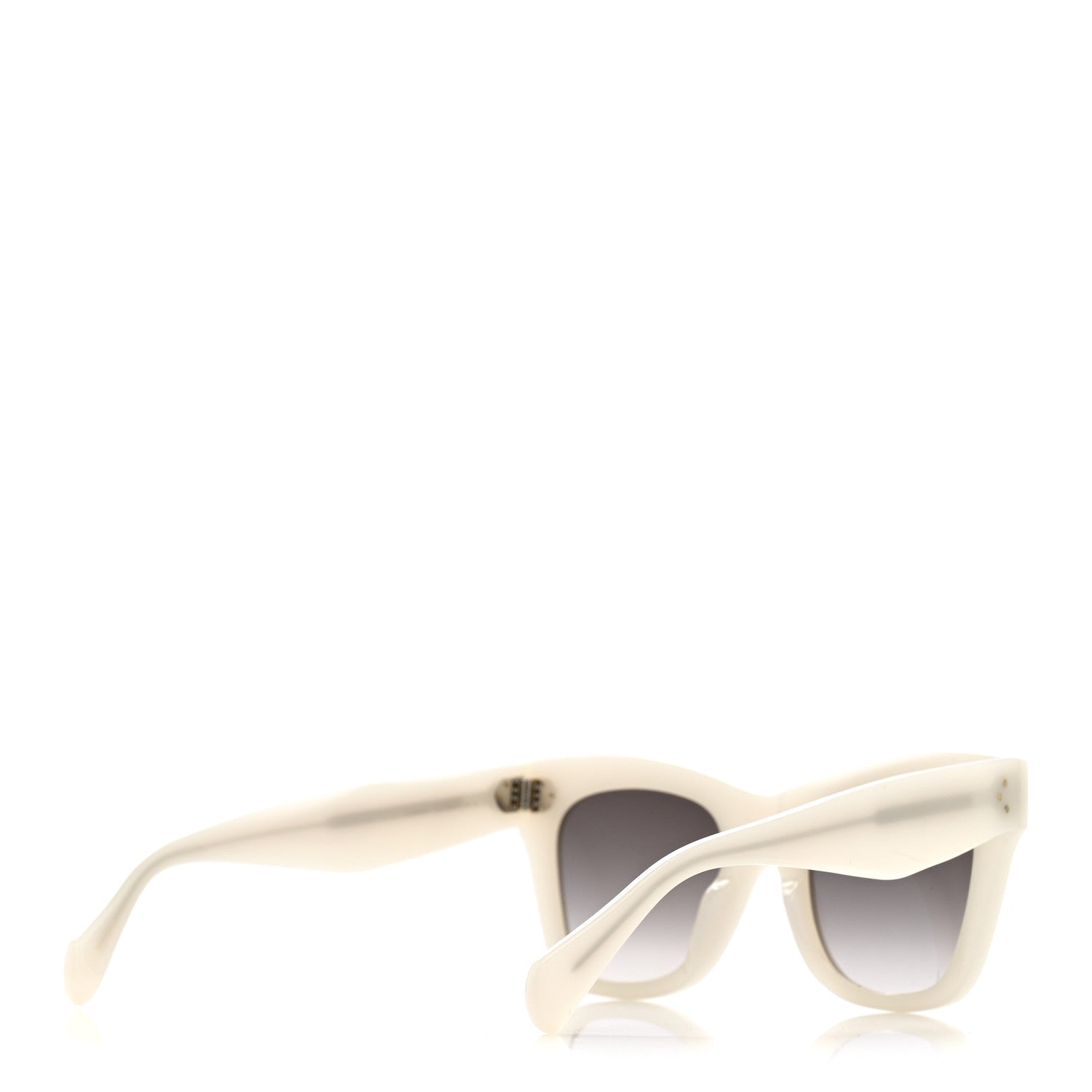 Celine Acetate Cat Eye Sunglasses CL4004IN White 4 of 7