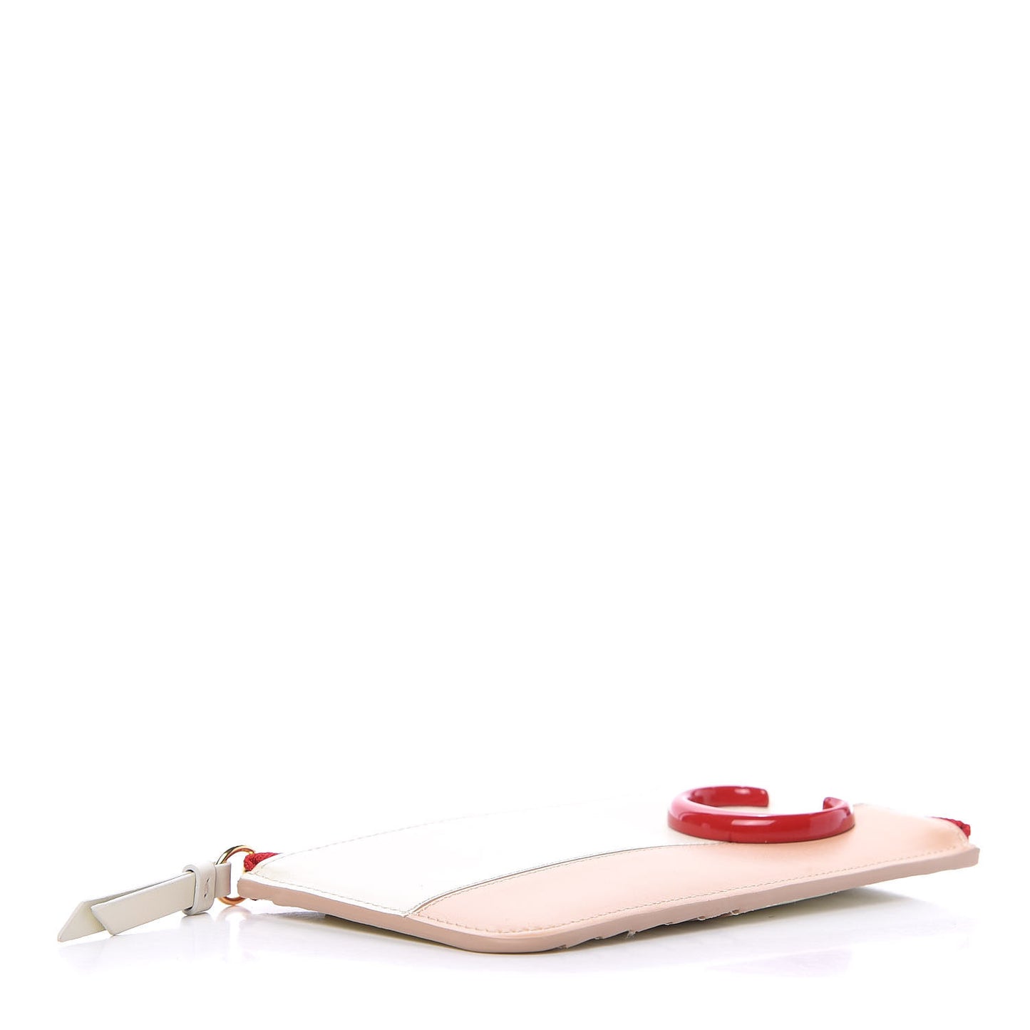 Calfskin C Small Purse Red Pink