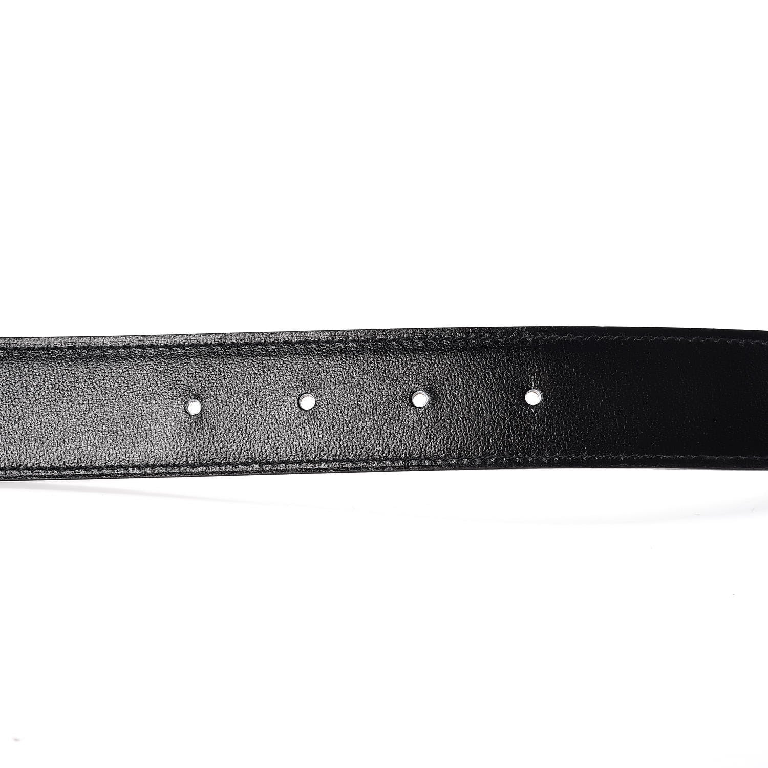 Hermes Box Togo 32mm H Belt 95 Black Gold 5 of 8