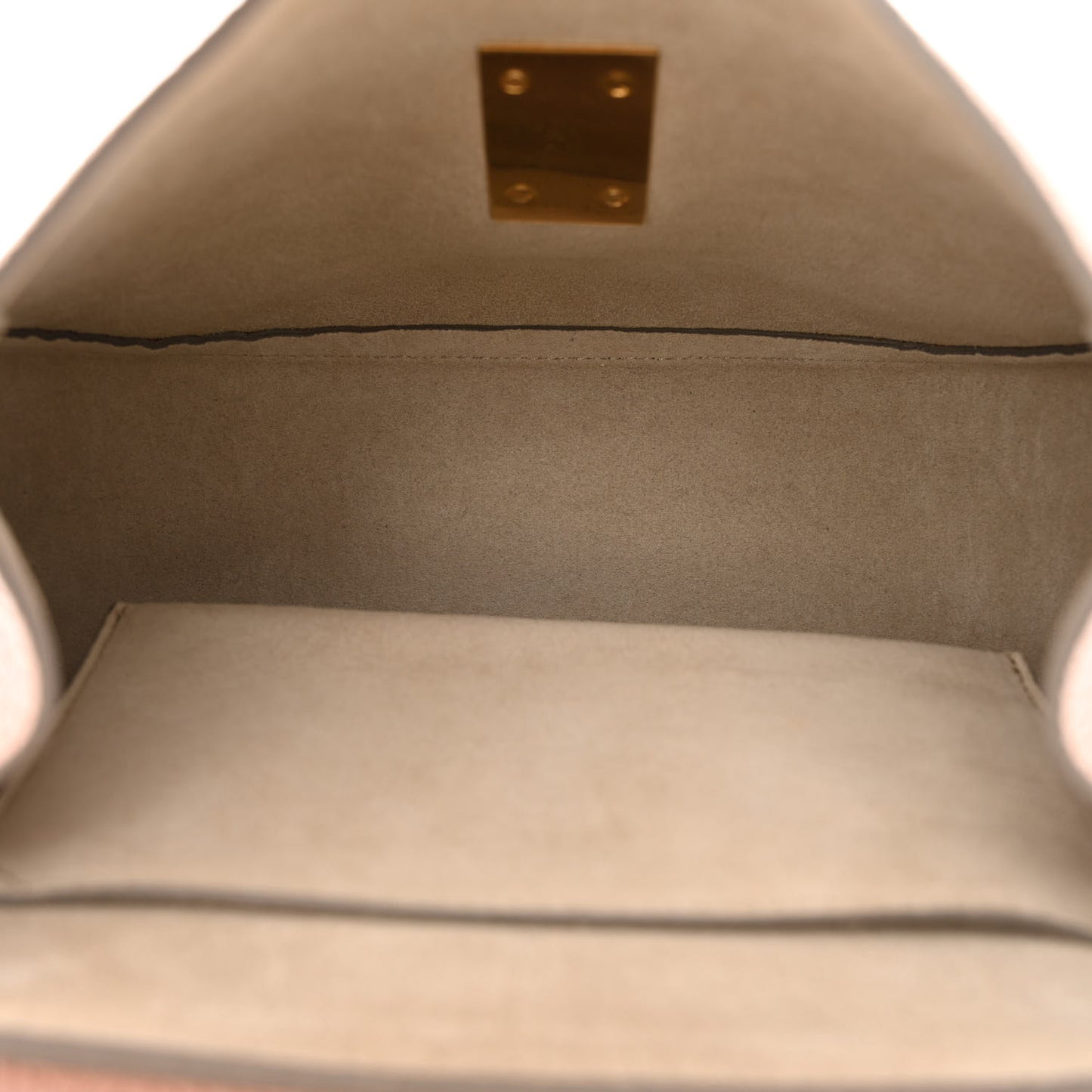 Grained Lambskin Drew Shoulder Bag Cement Pink