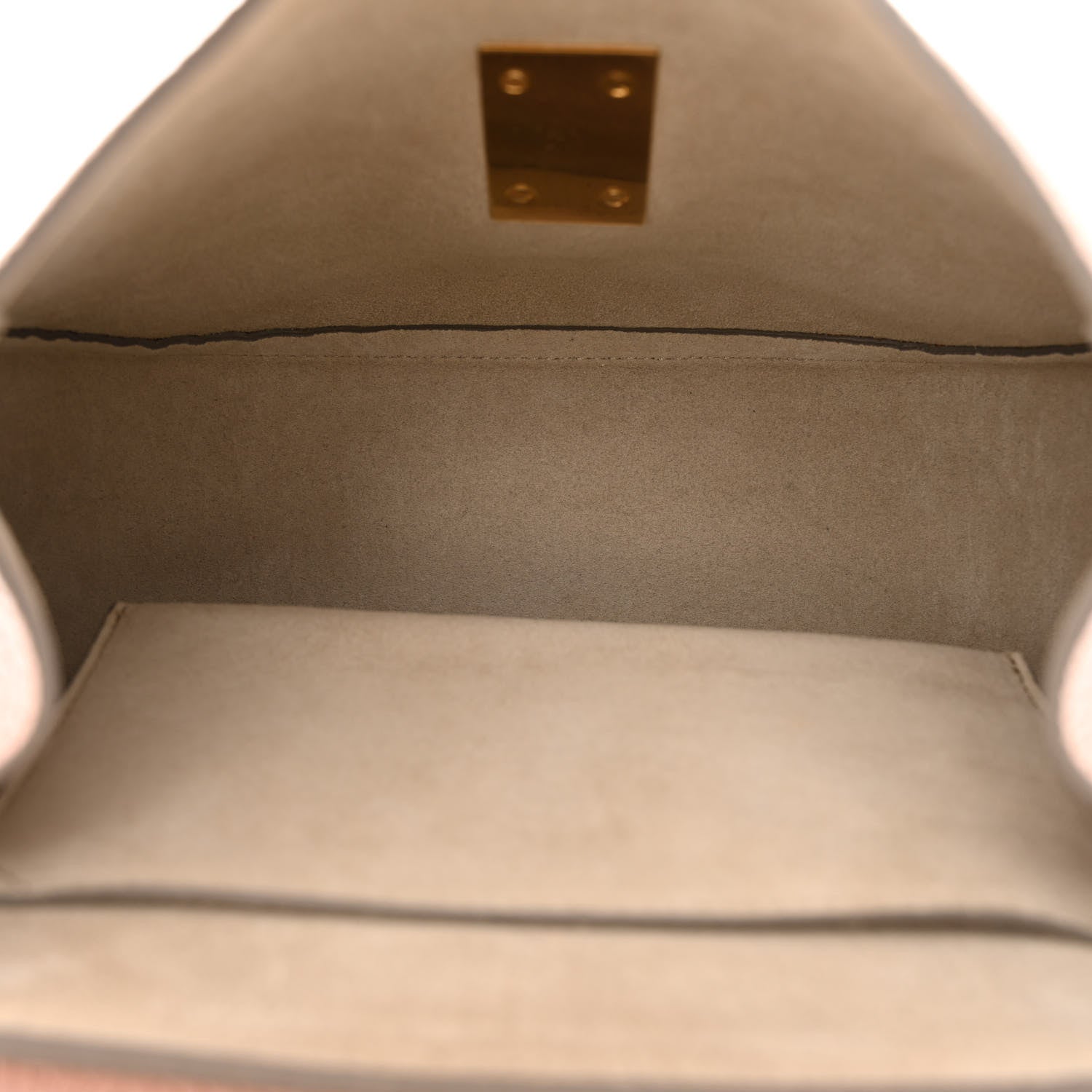 Chloe Grained Lambskin Drew Shoulder Bag Cement Pink 5 of 10