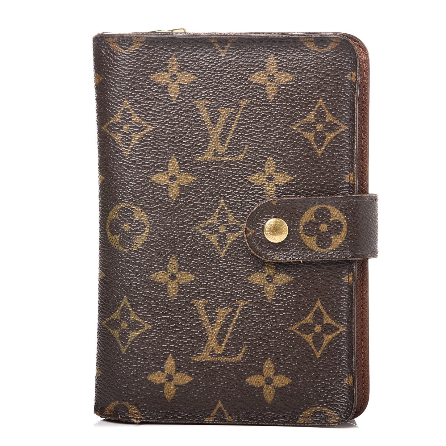 Monogram Zipped Papers Wallet