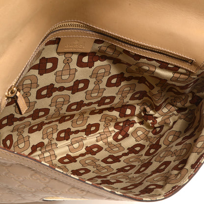 Gucci Guccissima Britt Tassel Shoulder Bag Beige 5 of 7