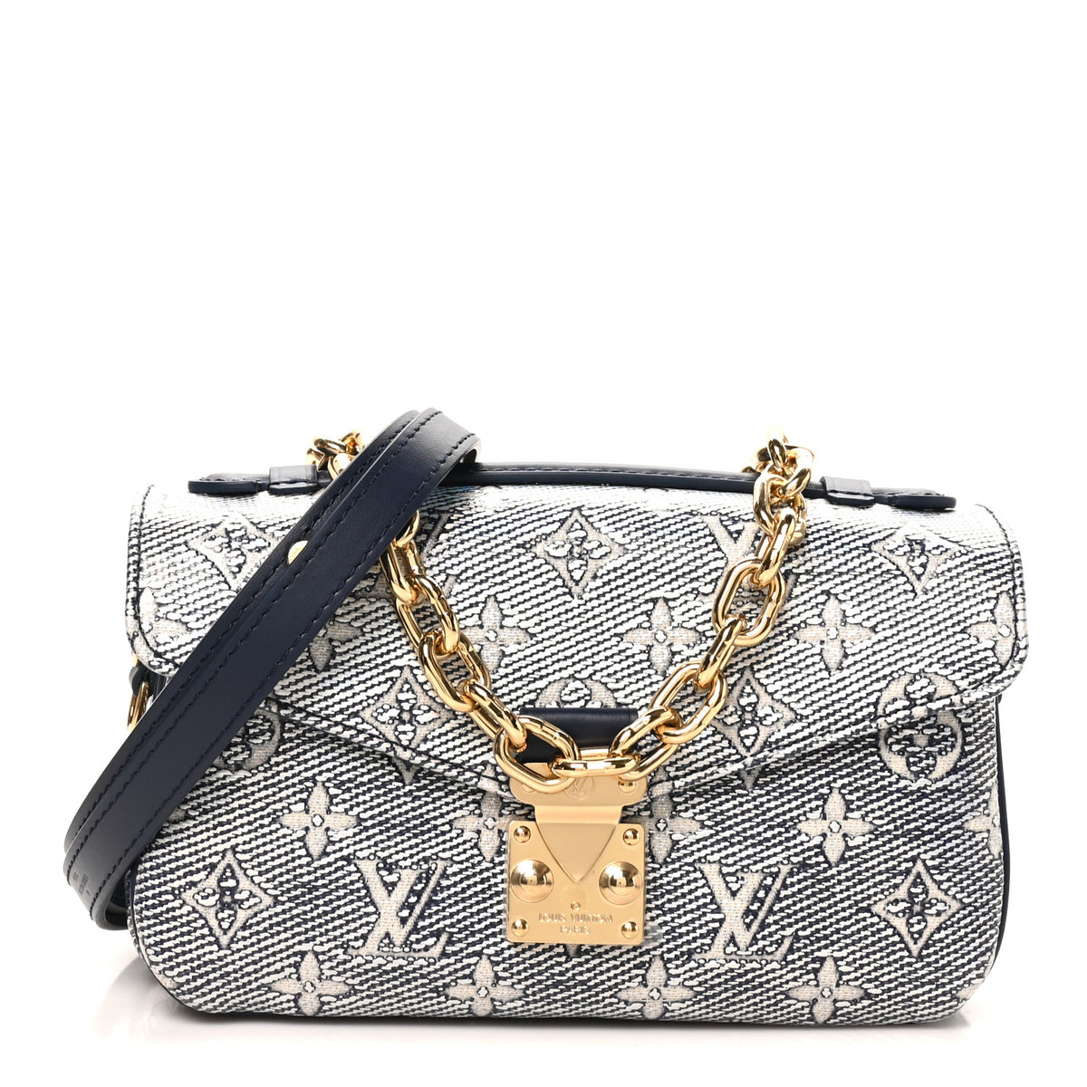 Louis Vuitton Monoglam Pochette Metis East West Blue 6 of 8